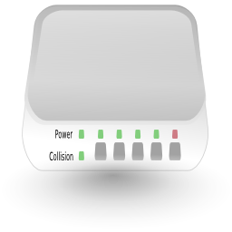 Download free network hub router icon